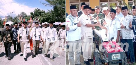 PLT Bupati Kuansing Hadiri Olek Banjar Desa Pulau Ingu, Sembelih 5 Ekor Hewan Ternak