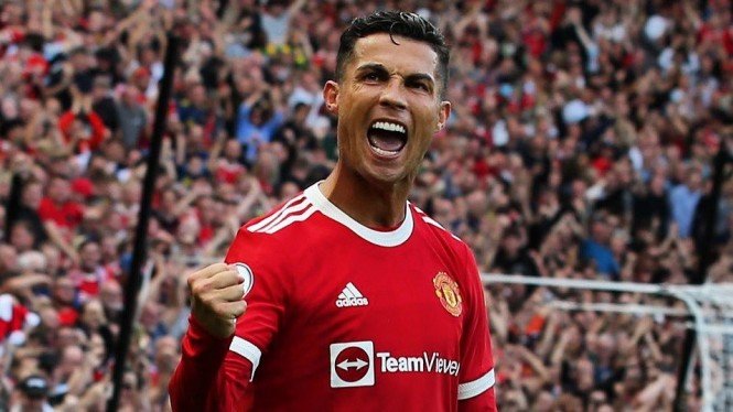 Lesakkan Dua Gol di Laga Debut Bersama MU, Ronaldo Cetak Rekor Baru