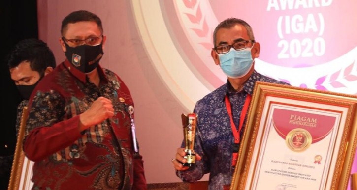 Kuansing Dinobatkan Kabupaten Sangat Inovatif di Indonesia
