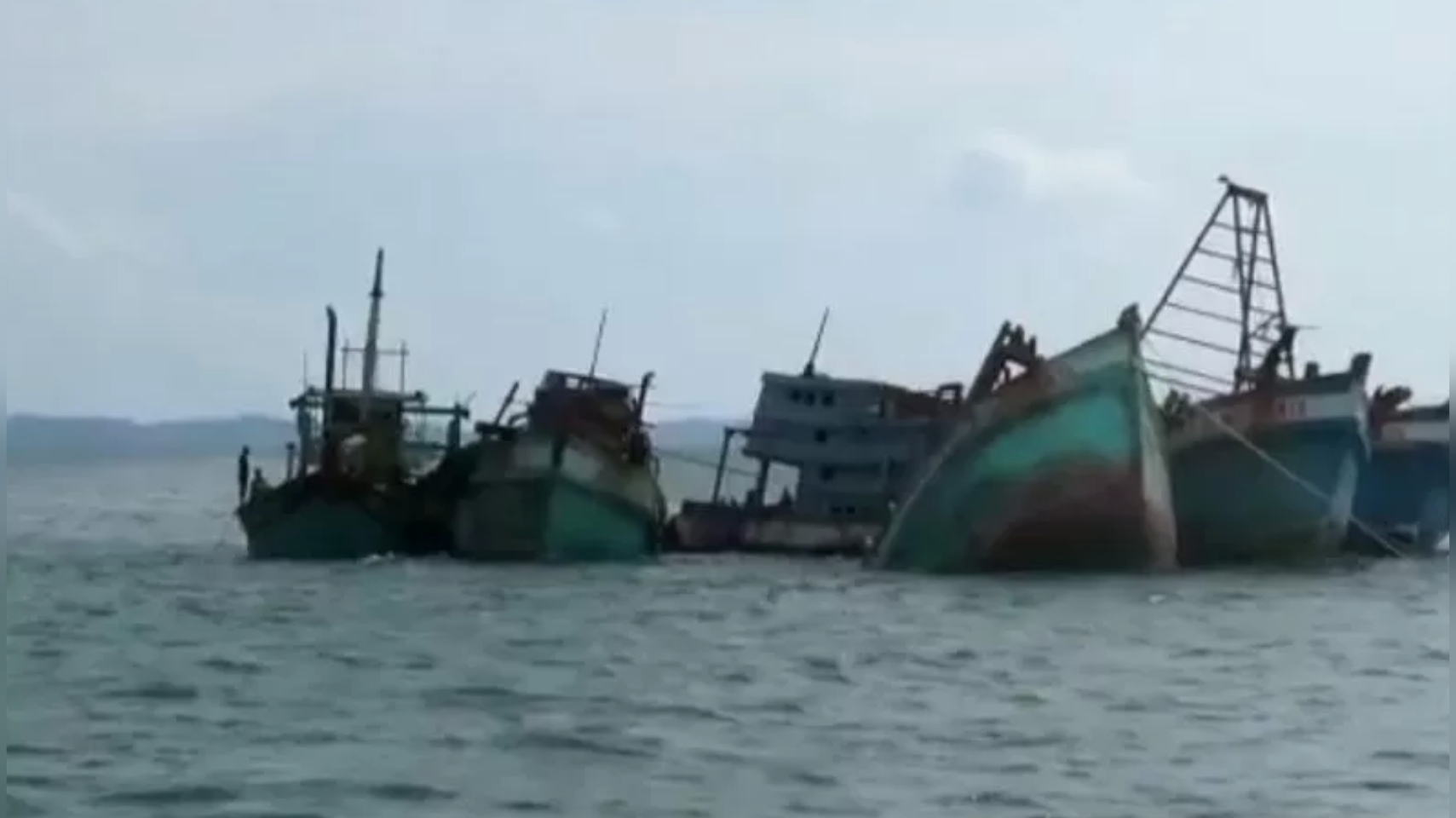 5 Kapal Nelayan Asing Ditenggelamkan di Perairan Kepri