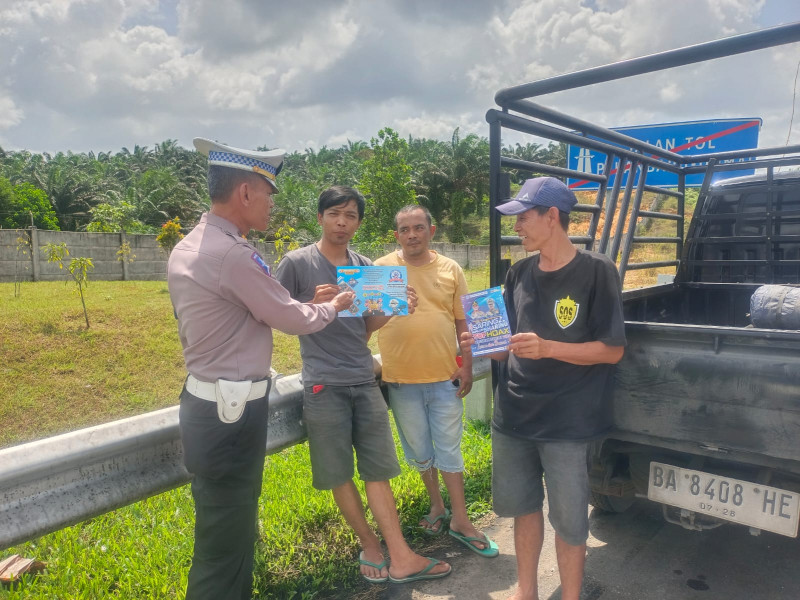 Sat PJR Ditlantas Polda Riau Patroli Cooling System Sukseskan Pemilu 2024