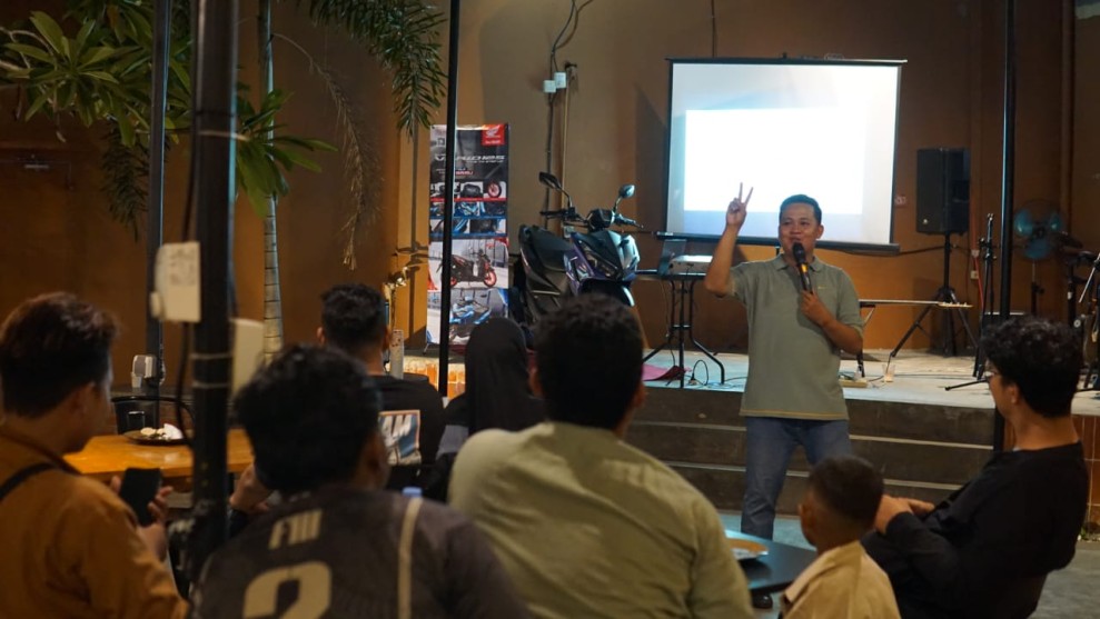 Pererat Solidaritas Bikers Honda Lewat Vario Night Ride Pekanbaru