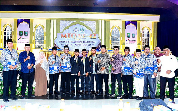Peserta Beregu Fahmil Quran Putra Kabupaten Bengkalis Raih Juara 1