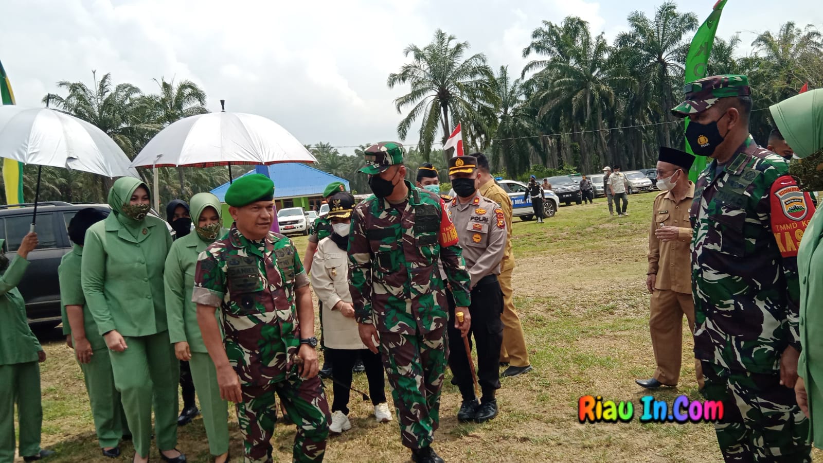 Pangdam I/BB Kunjungi Lokasi TMMD ke-113 Desa Muara Basung Bengkalis