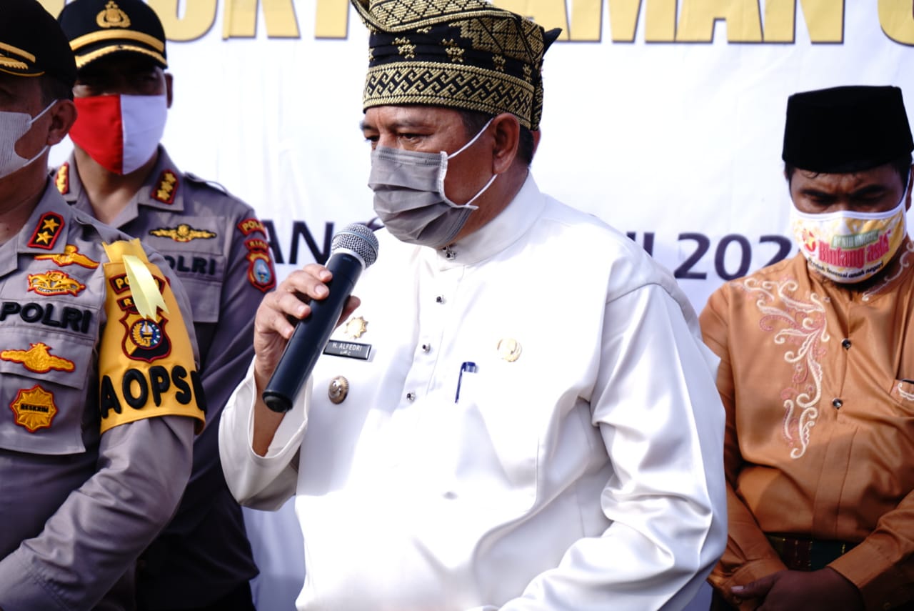 Pasien Covid-19 Meningkat, Bupati Siak Imbau Perusahaan Stop Bawa Tenaga Kerja Luar