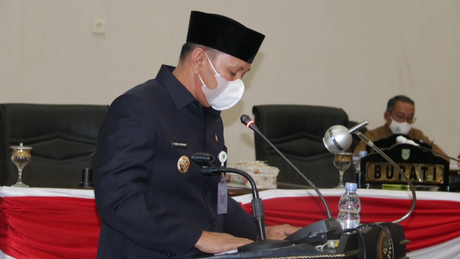 Sampaikan Nota Keuangan, Wabup Indra: Ranperda APBDP Rohul 2021 Diajukan Rp1,677 Triliun, Bertambah Rp 381 Miliar