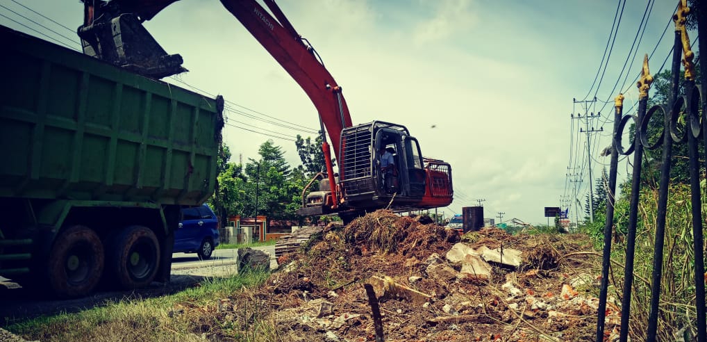 Bupati Inhu Kalah, PN Rengat Eksekusi Lahan  Jalan Lintas Timur
