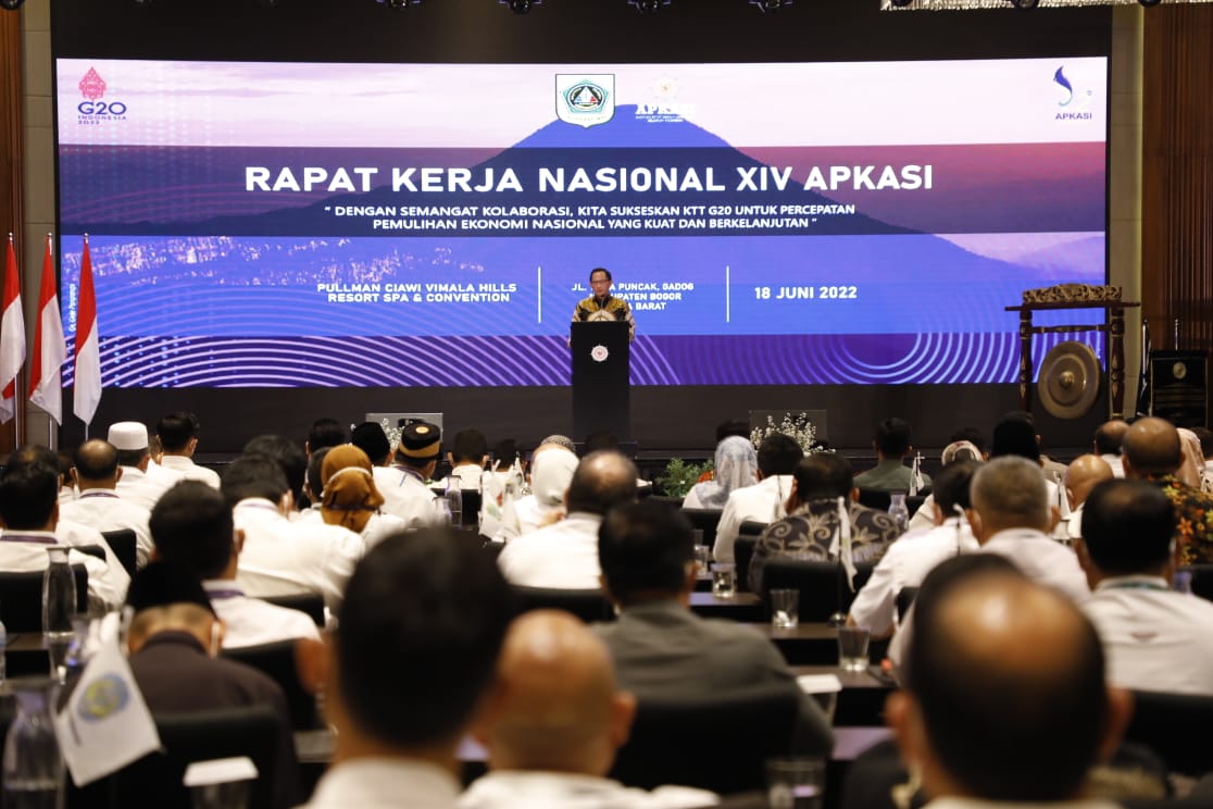 Percepat Pemulihan Ekonomi, Wabup Siak Ikuti Rakernas Ke-14 APKASI di Bogor