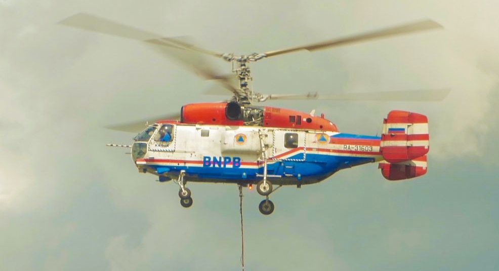 BNPB Siap Bantu Helikopter Penanganan Banjir di Riau