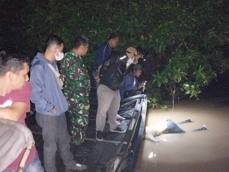 Jasad Wanita Tanpa Identitas Ditemukan Mengambang di Sungai Indragiri Hulu
